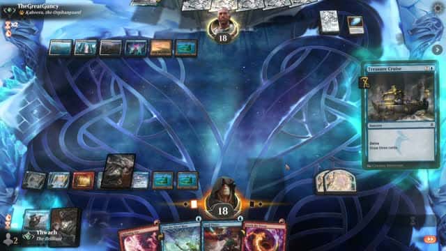 Watch MTG Arena Video Replay - Izzet Midrange by Yhwach VS Azorius Control by TheGreatGuncy - Explorer Traditional Ranked