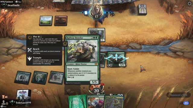 Watch MTG Arena Video Replay - Simic Midrange by ToneLoc1899 VS Mono White Midrange by BrandotheMando - Standard Ranked