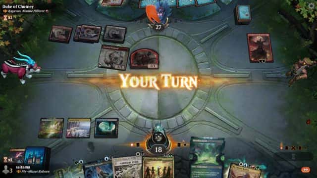 Watch MTG Arena Video Replay - Niv-Mizzet Reborn by saitama VS Ragavan, Nimble Pilferer by Duke of Chutney - Historic Brawl