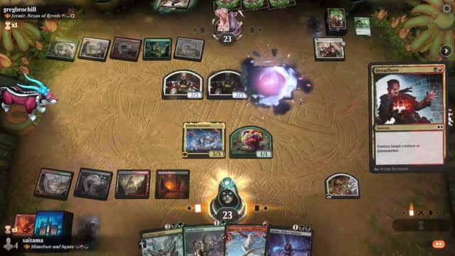 Watch MTG Arena Video Replay - Slimefoot and Squee by saitama VS Jetmir, Nexus of Revels by gregbrochill - Historic Brawl