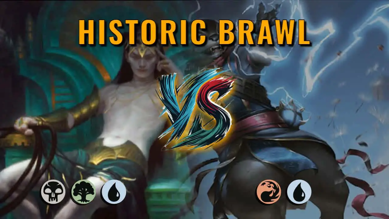 Watch MTG Arena Historic Brawl Video - Tasigur, the Golden Fang by saitama VS Ral, Crackling Wit by costasrafa - 50faf7