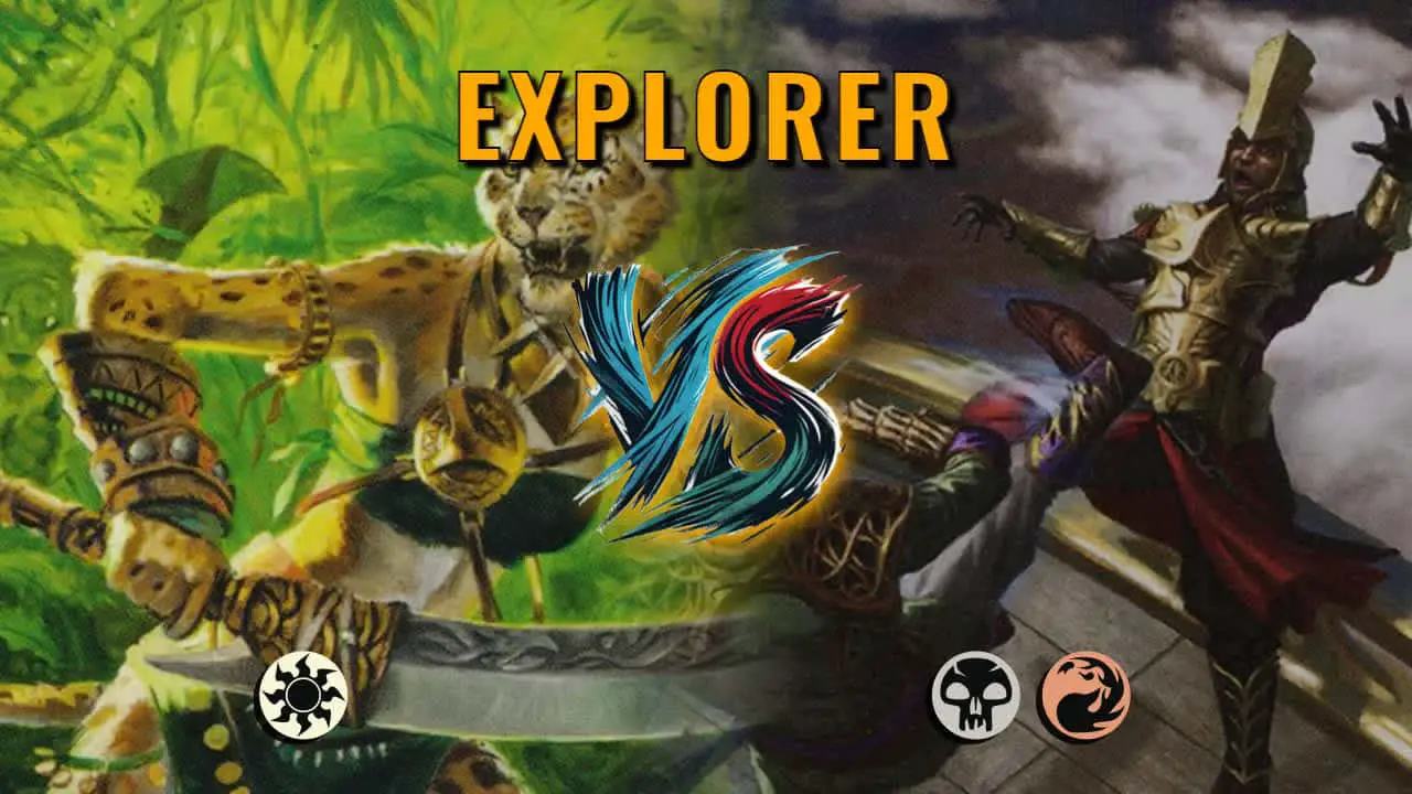 Watch MTG Arena Explorer Video - Mono White Aggro by Yhwach VS Rakdos Midrange by The Oddsmakers - 7d36ac