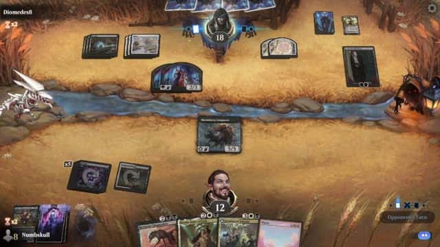 Watch MTG Arena Video Replay - Mardu Midrange by Numbskull VS Orzhov Control by Diomedes8 - Chromatic Cube Draft