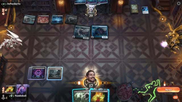 Watch MTG Arena Video Replay - Mono Black Midrange by Numbskull VS Dimir Midrange by ItsPaydayYo - Standard Traditional Ranked