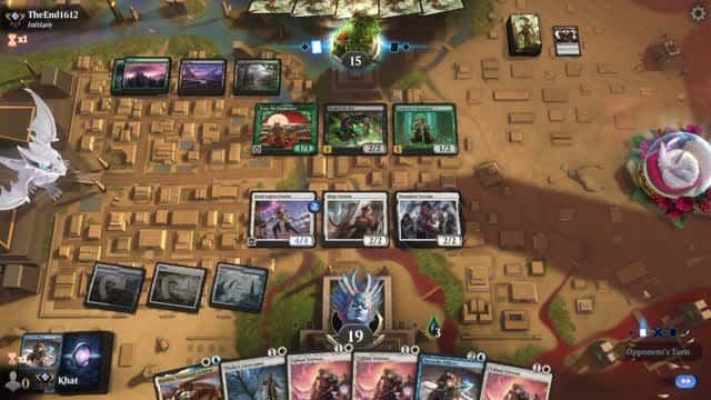 Watch MTG Arena Video Replay - Azorius Aggro by Khat VS Golgari Midrange by TheEnd1612 - Explorer Ranked