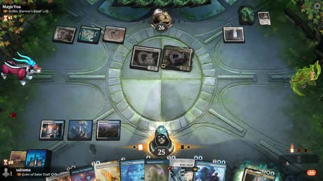 Watch MTG Arena Video Replay - Geist of Saint Traft by saitama VS Sythis, Harvest's Hand by MagicVoa - Historic Brawl