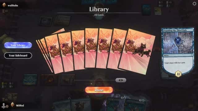 Watch MTG Arena Video Replay - Izzet Aggro by Miffed VS Mono White Aggro by wolftobs - Standard Ranked