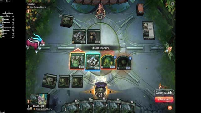 Watch MTG Arena Video Replay - Nissa, Vastwood Seer by DeadWeight VS Nissa, Vastwood Seer by corambro - MWM Brawl Builder