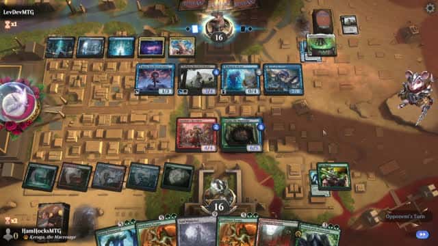 Watch MTG Arena Video Replay - Temur Midrange by HamHocksMTG VS Grixis Midrange by LevDevMTG - Explorer Play