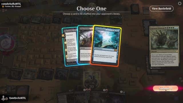 Watch MTG Arena Video Replay - Grixis Control by HamHocksMTG VS Sultai Control by yamabekafkaMTG - Explorer Play