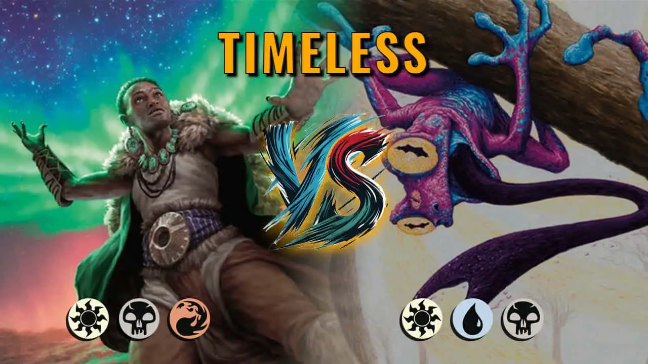 Watch MTG Arena Timeless Video - Mardu Aggro by luvemil VS Esper Midrange by decem - 95d19b