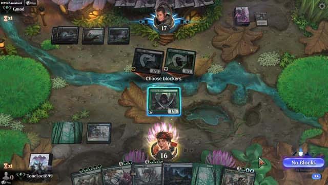 Watch MTG Arena Video Replay - Simic Midrange by ToneLoc1899 VS Golgari Midrange by Gmod - Standard Ranked