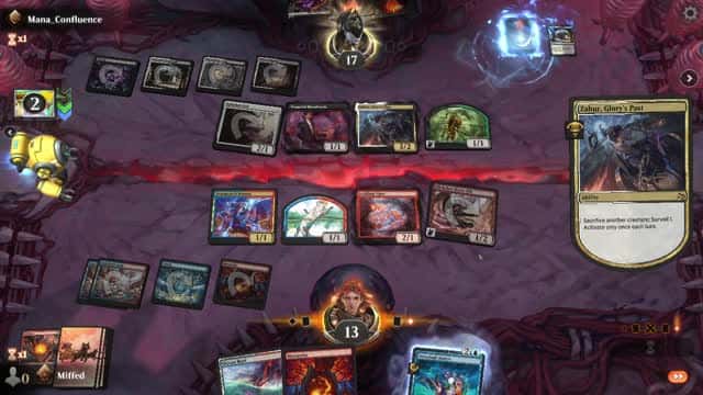 Watch MTG Arena Video Replay - Izzet Aggro by Miffed VS Orzhov Midrange by Mana_Confluence - Standard Ranked