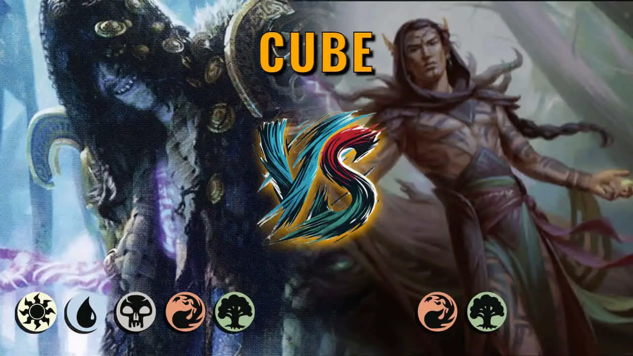 Watch MTG Arena Cube Video - 5 Color Midrange by saitama VS Gruul Midrange by b0uncer52 - d39d2b