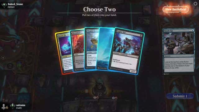 Watch MTG Arena Video Replay - Grixis Midrange by saitama VS Golgari Midrange by Baked_Stone - Premier Draft Ranked