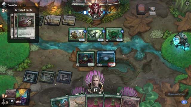 Watch MTG Arena Video Replay - Simic Midrange by utku VS Selesnya Midrange by Ema666 - Standard Ranked