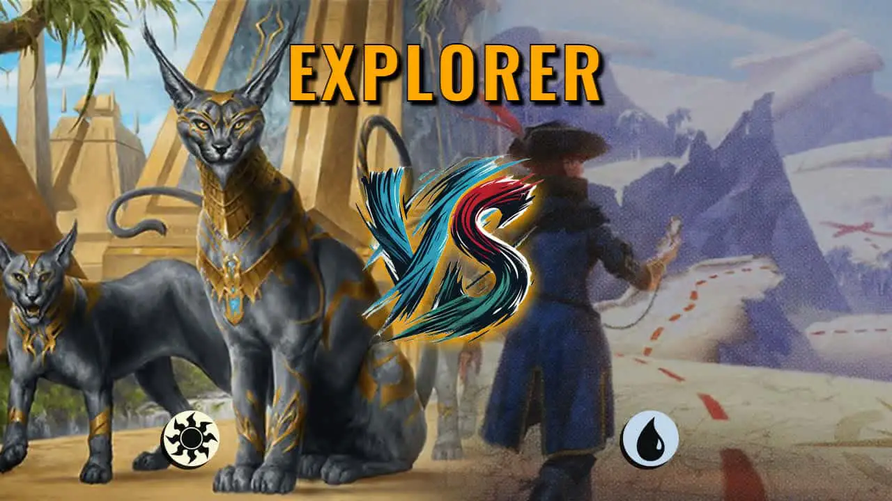 Watch MTG Arena Explorer Video - Mono White Aggro by Khat VS Mono Blue Aggro by ExtremeGreenTea - 59c523