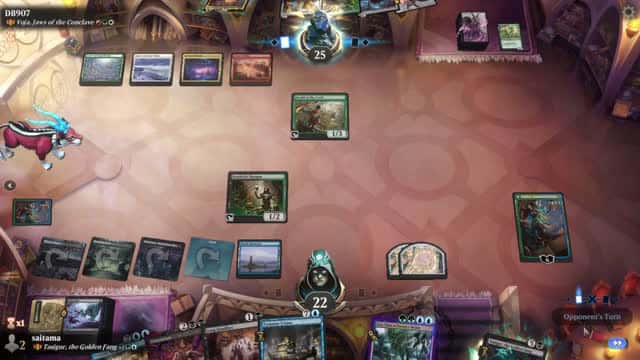 Watch MTG Arena Video Replay - Tasigur, the Golden Fang by saitama VS Voja, Jaws of the Conclave by DB907 - Historic Brawl