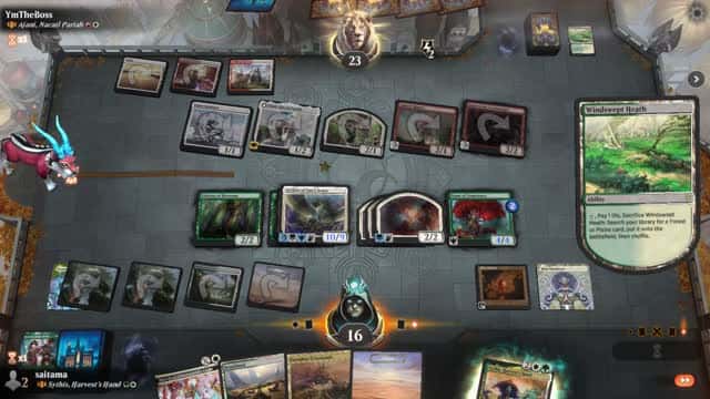 Watch MTG Arena Video Replay - Sythis, Harvest's Hand by saitama VS Ajani, Nacatl Pariah by YmTheBoss - Historic Brawl