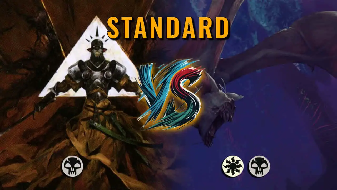 Watch MTG Arena Standard Video - Mono Black Midrange by ToneLoc1899 VS Orzhov Midrange by Pearljuan - b4ccca