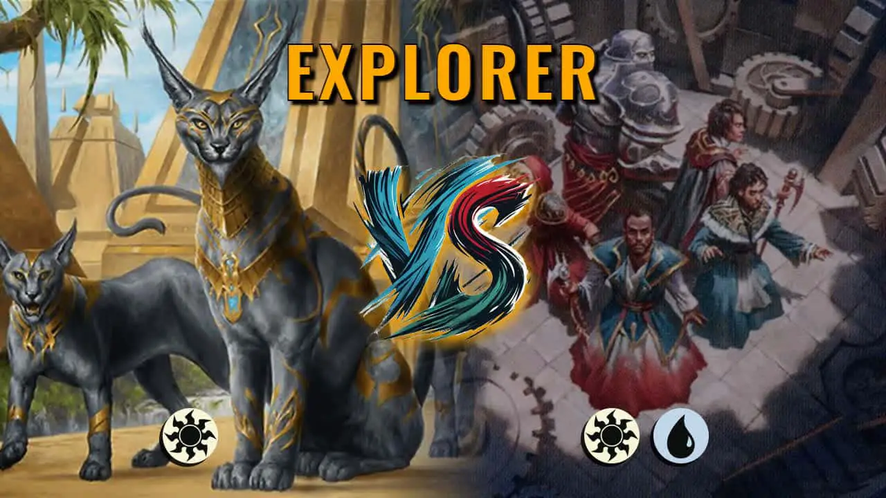 Watch MTG Arena Explorer Video - Mono White Aggro by Khat VS Azorius Control by Rogalissimus - e985f0