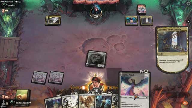 Watch MTG Arena Video Replay - Mono White Midrange by ToneLoc1899 VS Azorius Midrange by bankai - Standard Ranked