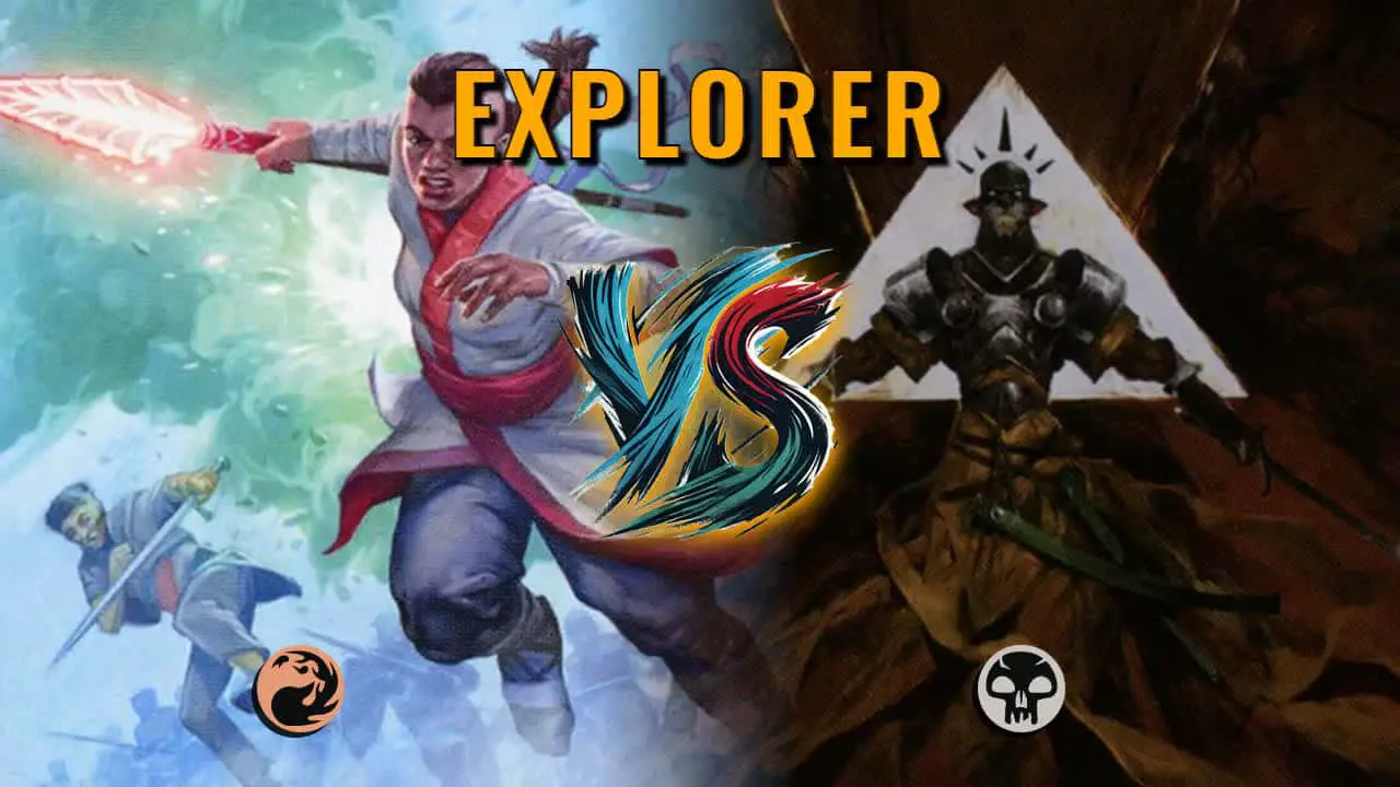 Watch MTG Arena Explorer Video - Mono Red Aggro by Khat VS Mono Black Aggro by alvarossolana - 253baa