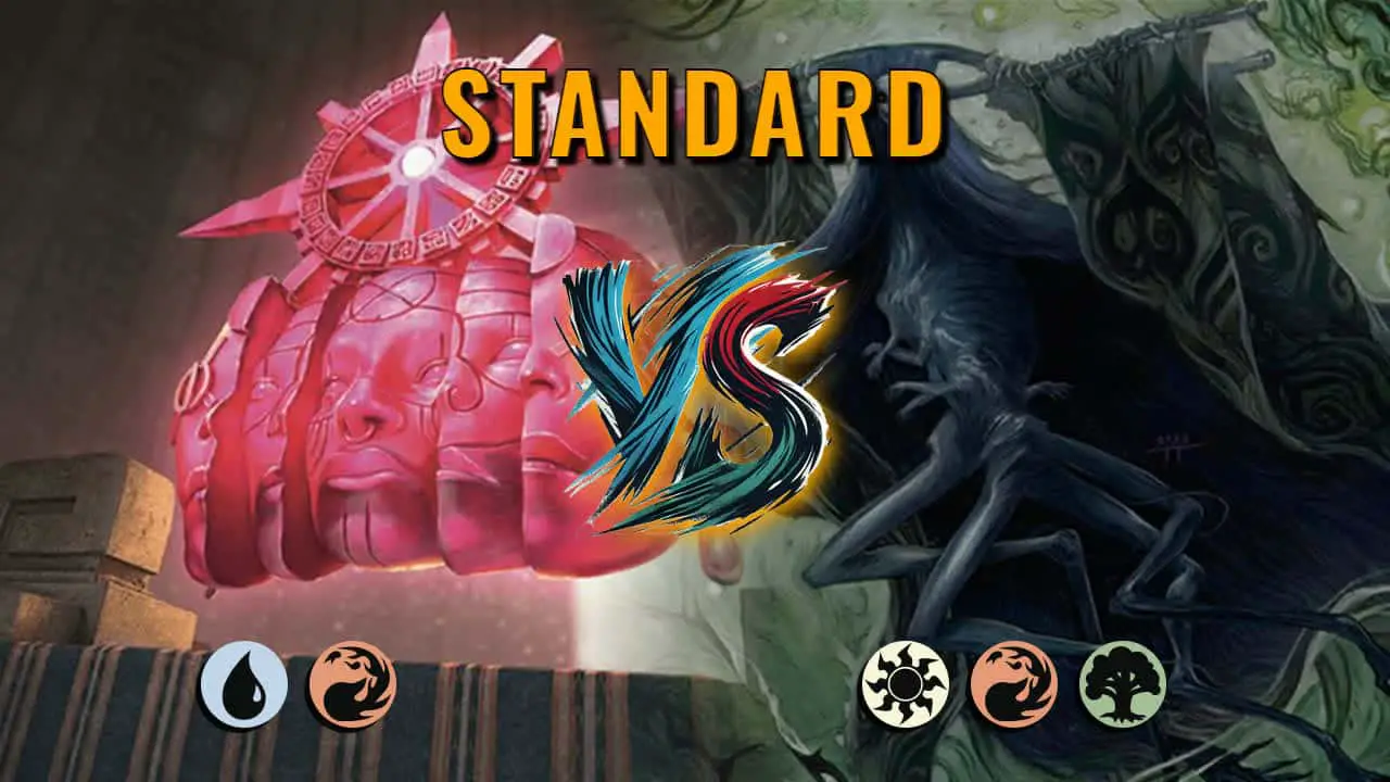 Watch MTG Arena Standard Video - Izzet Midrange by GBThundaII VS Naya Midrange by takosu7634 - b498e7