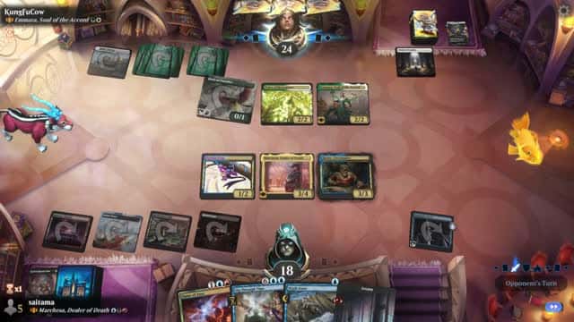 Watch MTG Arena Video Replay - Marchesa, Dealer of Death by saitama VS Emmara, Soul of the Accord by KungFuCow - Historic Brawl