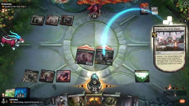 Watch MTG Arena Video Replay - Chatterfang, Squirrel General by saitama VS Kaalia of the Vast by hsmanup - Historic Brawl