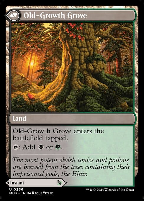 Magic the Gathering Card - Old-Growth Grove - MTG Circle