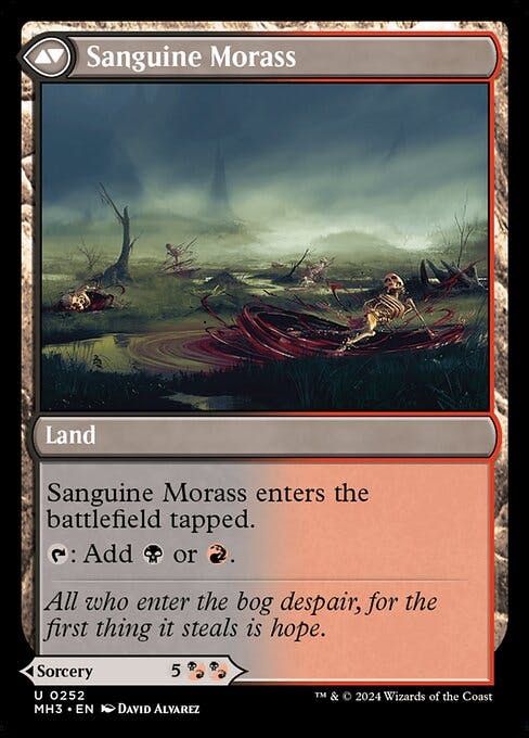 Magic the Gathering Card - Sanguine Morass - MTG Circle