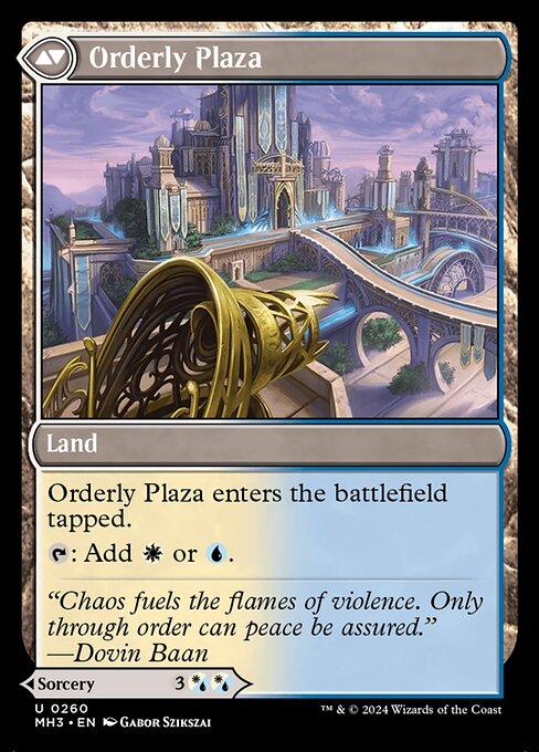 Magic the Gathering Card - Orderly Plaza - MTG Circle