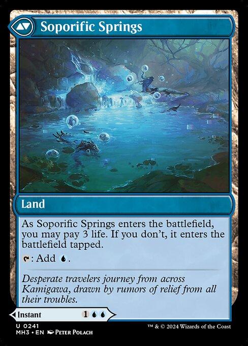 Magic the Gathering Card - Soporific Springs - MTG Circle