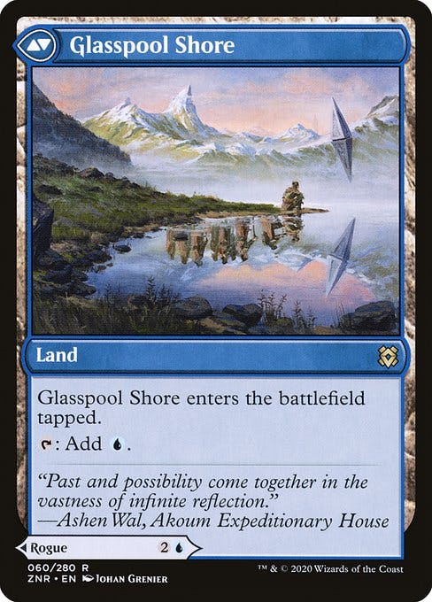 Magic the Gathering Card - Glasspool Shore - MTG Circle