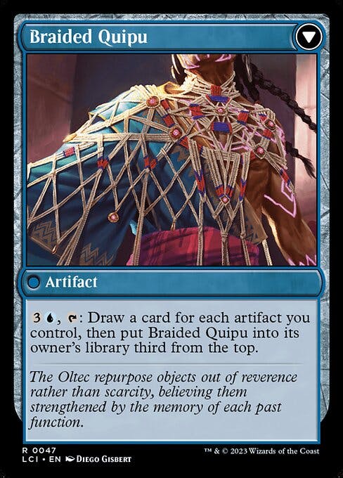 Magic the Gathering Card - Braided Net // Braided Quipu - MTG Circle