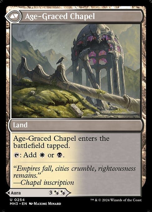 Magic the Gathering Card - Age-Graced Chapel - MTG Circle