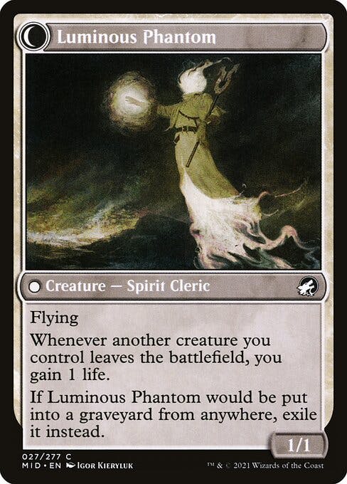 Magic the Gathering Card - Luminous Phantom - MTG Circle