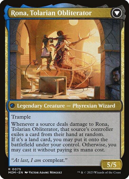 Magic the Gathering Card - Rona, Tolarian Obliterator - MTG Circle