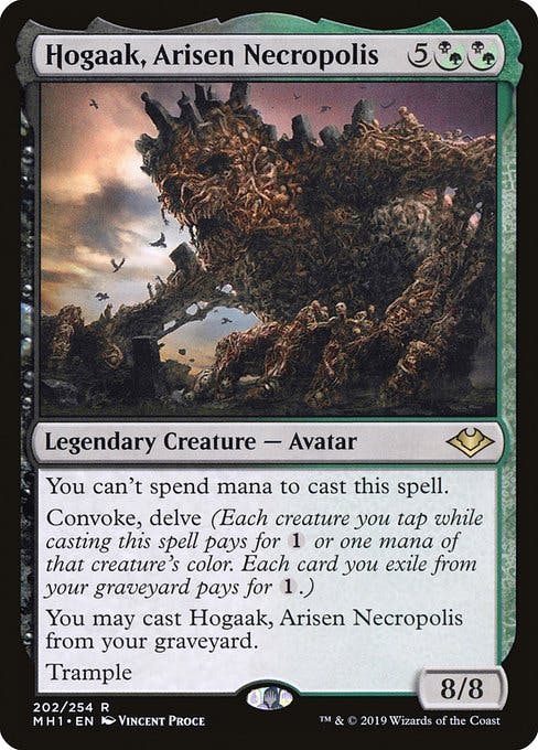 Magic the Gathering Card - Hogaak, Arisen Necropolis - MTG Circle