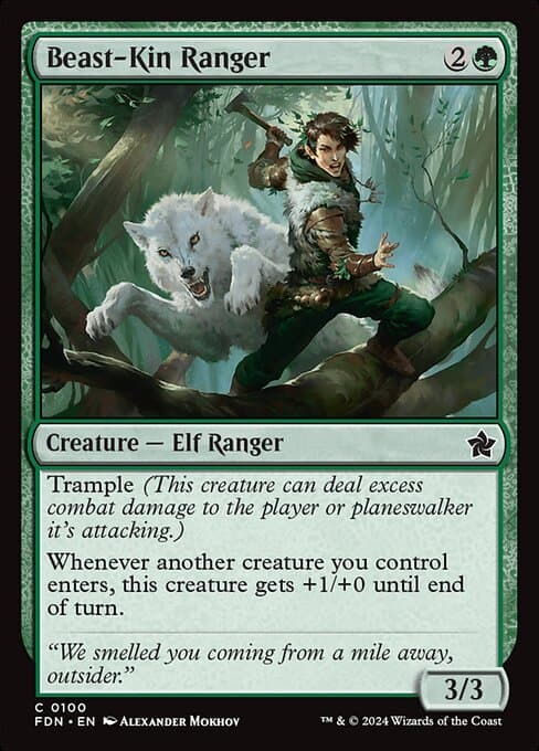 Magic the Gathering Card - Beast-Kin Ranger - MTG Circle