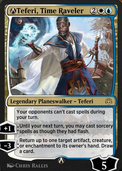 Magic the Gathering Card - A-Teferi, Time Raveler - MTG Circle