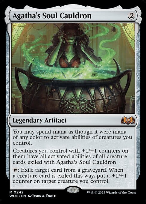 Magic the Gathering Card - Agatha's Soul Cauldron - MTG Circle