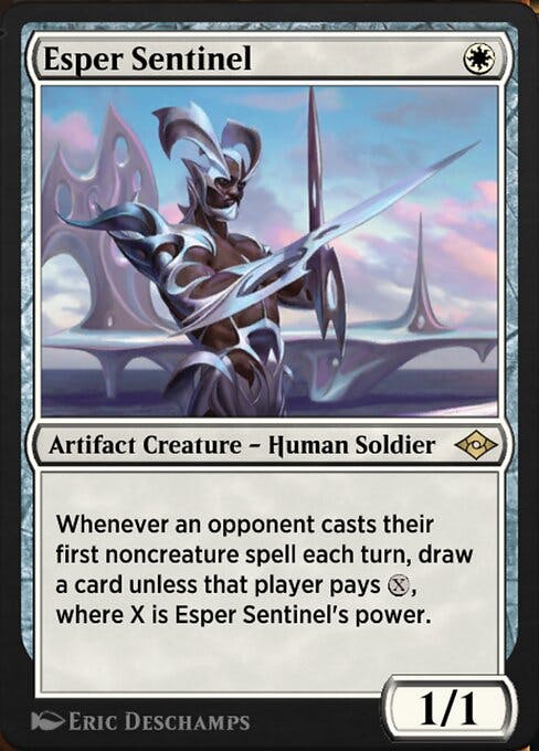 Magic the Gathering Card - Esper Sentinel - MTG Circle