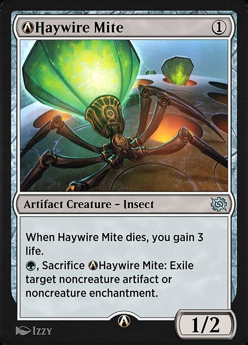 Magic the Gathering Card - A-Haywire Mite - MTG Circle