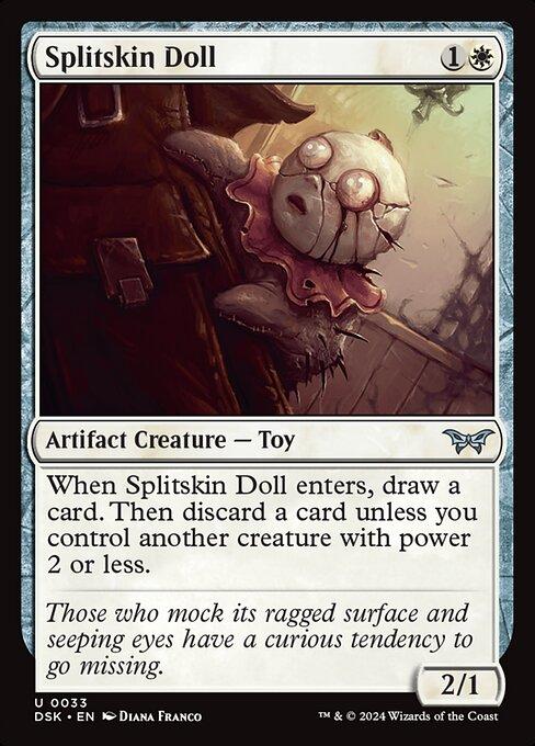 Magic the Gathering Card - Splitskin Doll - MTG Circle