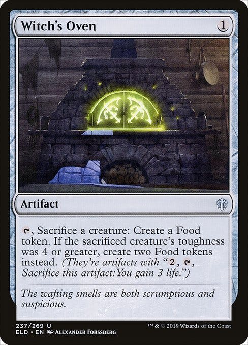 Magic the Gathering Card - Witch's Oven - MTG Circle