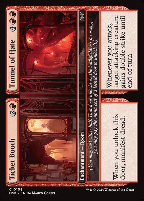 Magic the Gathering Card - Ticket Booth // Tunnel of Hate - MTG Circle