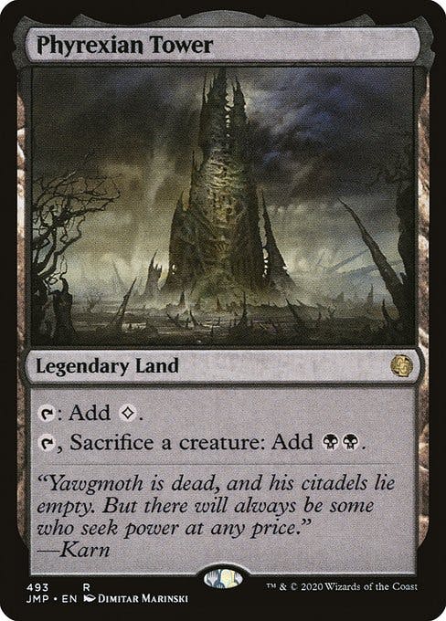 Magic the Gathering Card - Phyrexian Tower - MTG Circle