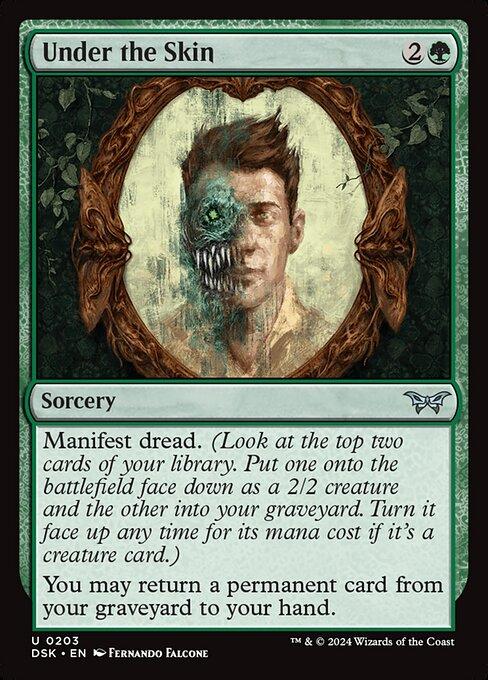 Magic the Gathering Card - Under the Skin - MTG Circle